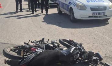 Erzincan’da Otomobil ile Motosiklet Çarpıştı: 1 Yaralı