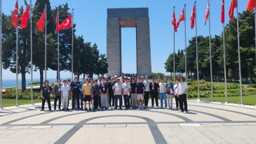 Erzincanlı Gençler Çanakkale’de Tarihe Yolculuk Yaptı