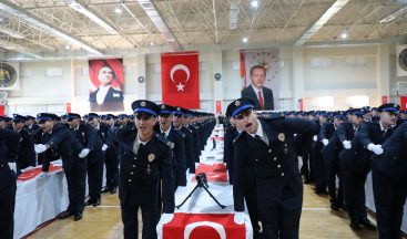 Erzincan POMEM’de Mezuniyet Coşkusu: 449 Genç Polis Göreve Başladı