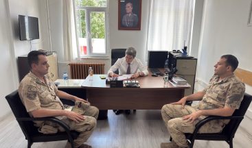 Kemaliye Kaymakamı Arıkan’dan Başpınar Karakolu’na Ziyaret