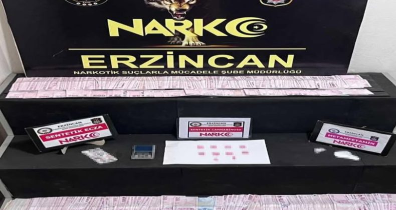 Erzincan’da Narkotik Operasyonu: Yüklü Miktarda Uyuşturucu ve Para Ele Geçirildi