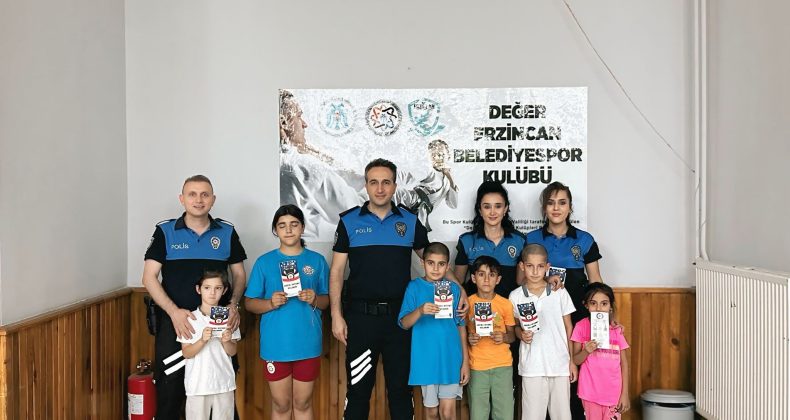 Erzincan Emniyeti’nden Genç Sporculara Güvenlik Eğitimi