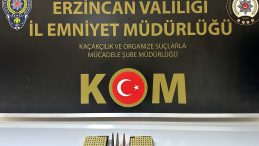 Erzincan’da Silah ve Mühimmat Operasyonu