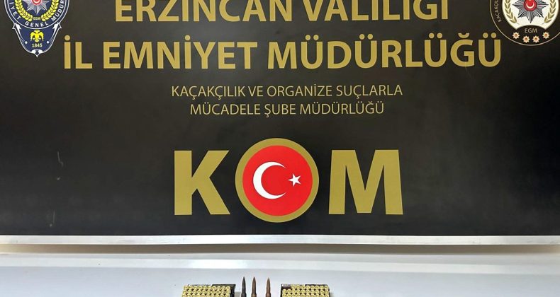 Erzincan’da Silah ve Mühimmat Operasyonu