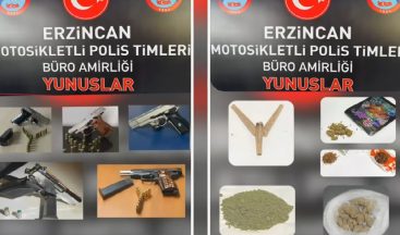 Erzincan Polisi Kaçakçılığa ve Suça Geçit Vermiyor