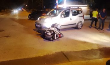 Erzincan’da Trafik Kazası: Araç, Motosiklete Çarptı