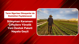 Süleyman Karaman: Çiftçilere Yönelik Yeni Destek Paketi Hayata Geçti