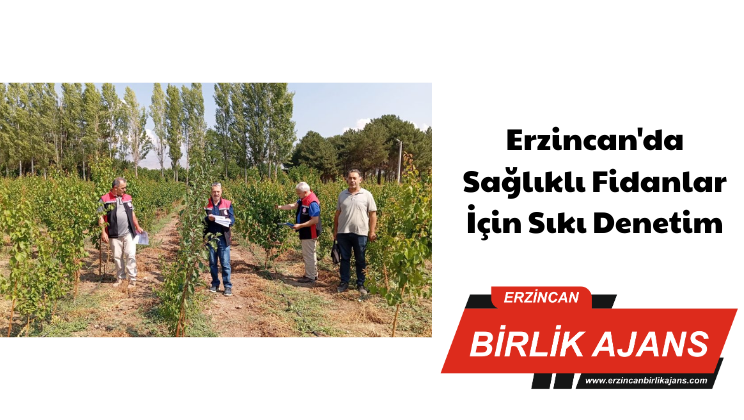 Erzincan’da Sağlıklı Fidanlar İçin Sıkı Denetim