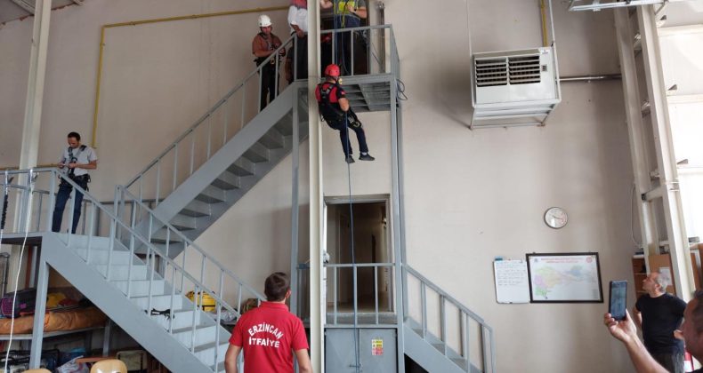 Erzincan’da Yüksekte Çalışma Eğitimiyle Güvenlik Üst Seviyeye Çıkarıldı