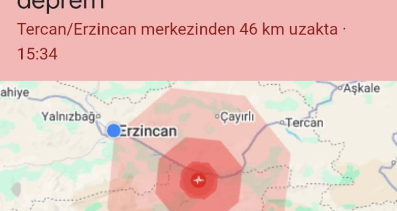 Tahmini 4.1 Büyüklüğünde Deprem Oldu!