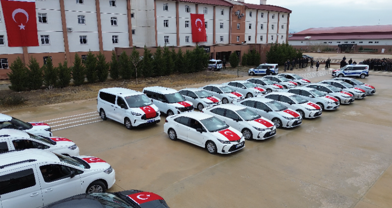 Erzincan’da Güvenlik Güçlerine Yeni Araç Takviyesi: Hizmet Filosu Güçleniyor