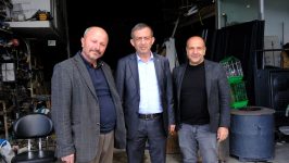 Başkan Ahmet Tanoğlu Keresteciler Sitesi Esnafıyla Bir Araya Geldi