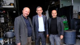 Başkan Ahmet Tanoğlu Keresteciler Sitesi Esnafıyla Bir Araya Geldi