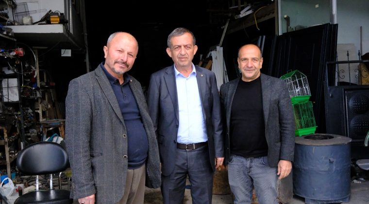 Başkan Ahmet Tanoğlu Keresteciler Sitesi Esnafıyla Bir Araya Geldi