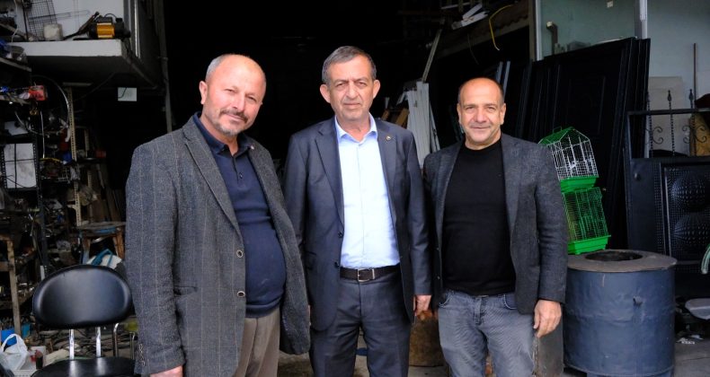 Başkan Ahmet Tanoğlu Keresteciler Sitesi Esnafıyla Bir Araya Geldi