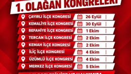 YENİ Parti Erzincan’da İlçe Kongre Takvimini Açıkladı: İlk Adım Çayırlı’da